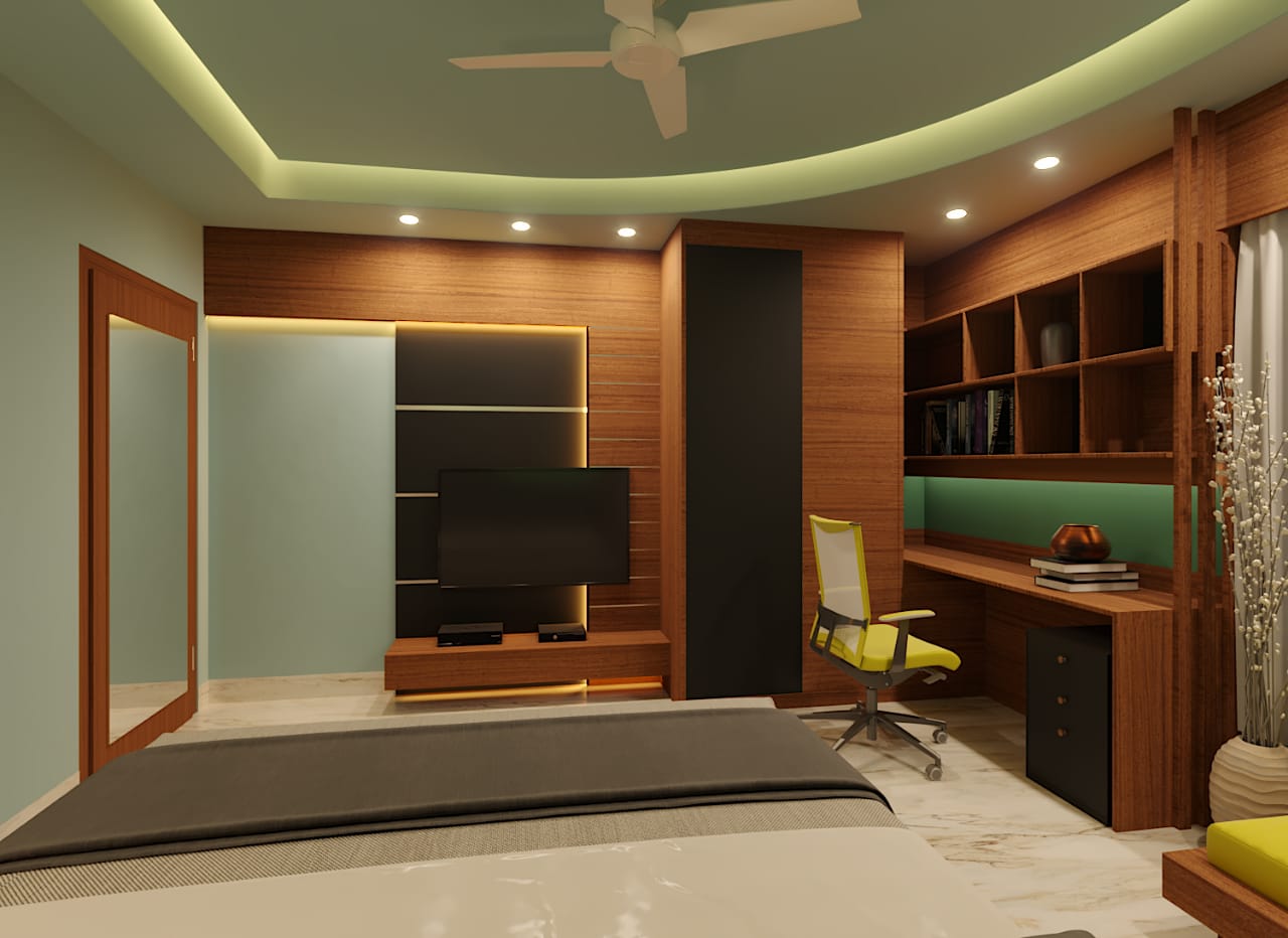 Residential Interiors Bedroom 01